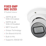 8MP Starlight Eyeball Network Camera