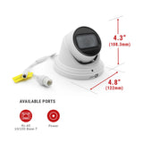 8MP Starlight Eyeball Network Camera