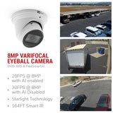 8MP Starlight Eyeball Network Camera