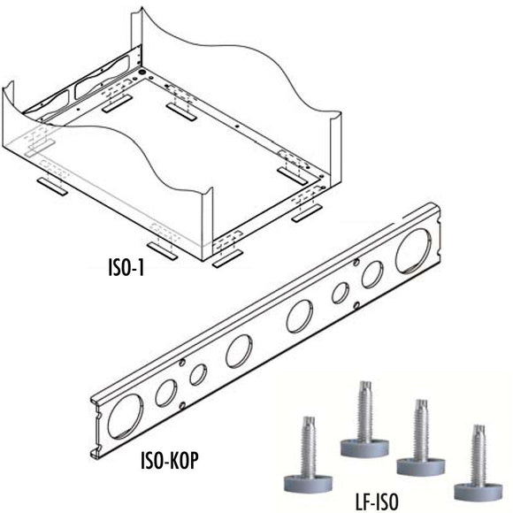 Middle Atlantic Polycarb Rack Isolation Kit