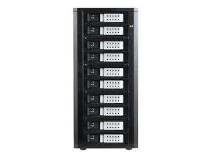 iStar DAGE1040DE1SL-PM 10bay eSATA-Port Multiplier Trayless Hotswap Tower