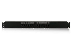 iStar WA-PP12-C6 12 Ports 1U Cat6 Patch Panel