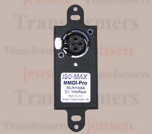 Jensen MMDI-Pro Multimedia Wallplate DI (XLR/Terminal Block)