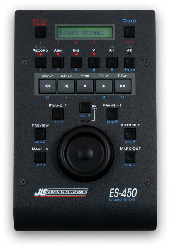 JLCooper ES-450 SP2 RS-422 Dual Channel Jog/Shuttle Remote