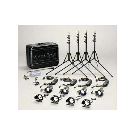 Dedolight KA24-4BU 150W Basic Four Light Kit