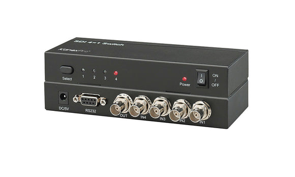 KanexPro SW-SDI4X1 3Gb/s HD-SDI 4X1 HDCCTV Switcher