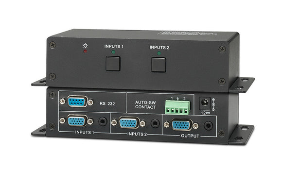 KanexPro VGASW2A VGA 1x2 Auto-Switcher with Stereo Audio