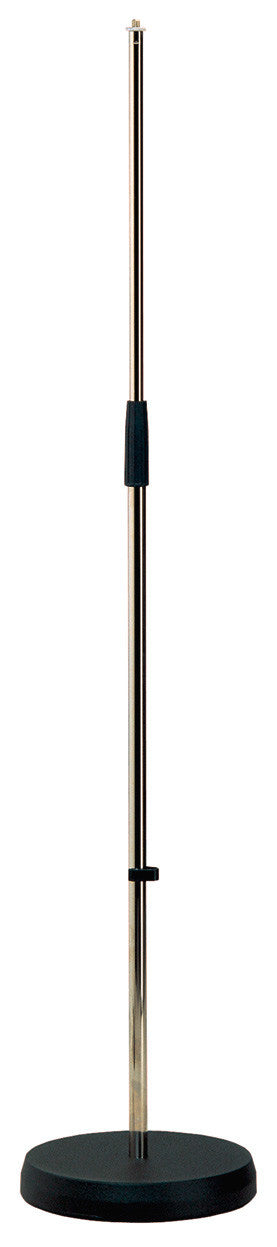 K&M 260 Microphone Stand - Cast Iron Round Base - Nickel