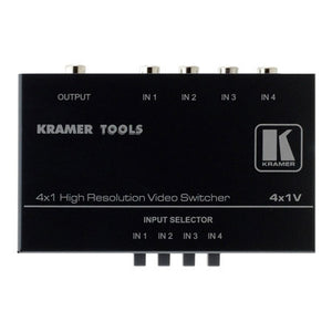 Kramer 4X1V Mechanical - 4x1 Video Switcher