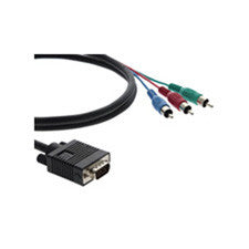 Kramer C-GM/3RVM-3 15-pin HD (M) to 3 RCA (M) Breakout Cable 3 Ft.