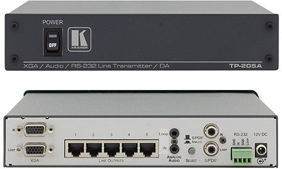 Kramer TP-205A Twisted Pair Transmitter and Distribution Amplifier