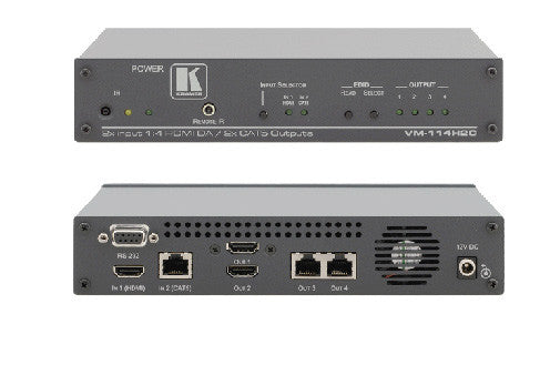 Kramer VM-114H2C 2x1:4 (2 HDMI & 2 Twisted Pair Transmitter) DA