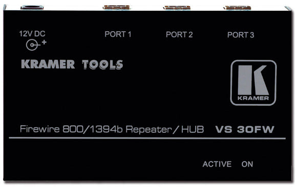 Kramer VS-30FW 3-Port FireWire 800 Repeater Hub