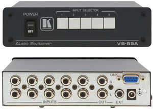 Kramer VS-55A 5x1 Stereo Audio Switcher