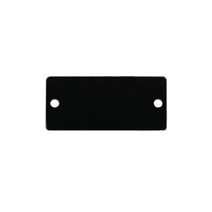 Kramer W-Blank Wall Plate Insert Blank Slot Cover Plate (White)