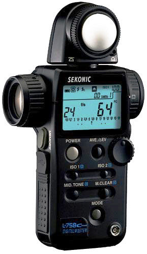 Sekonic L-758CINE Digitalmaster Light Meter For Digital Video Shooters