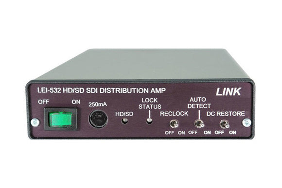 Link Electronics LEI-532 HD/SD SDI 1 x 4 Video Distribution DA