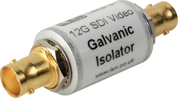 LEN L4KGI-01 Inline 4K Video Isolator for 6G-SDI / 12G-SDI Full Signal and Ground Isolation