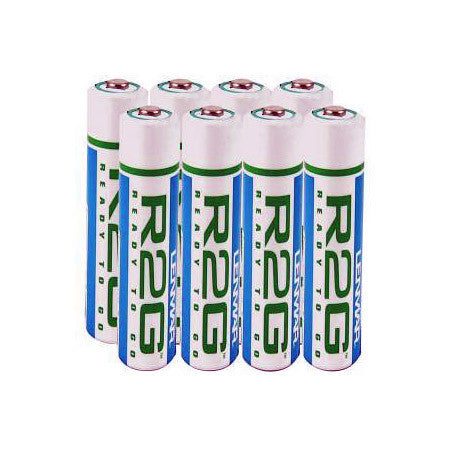 Lenmar R2GAAA8 Ready-To-Go Precharged NiMH Batteries -8 Pack AAA