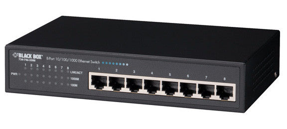 Black Box LGB2001A Pure Networking 10-/100-/1000-Mbps Switch