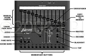 Lightronics TL-3012 Lighting Console 12 Channels x 24 Scenes