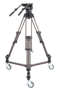 Libec LX10 Studio  Professional 2-Stage Aluminum Tripod System w/ Dolly