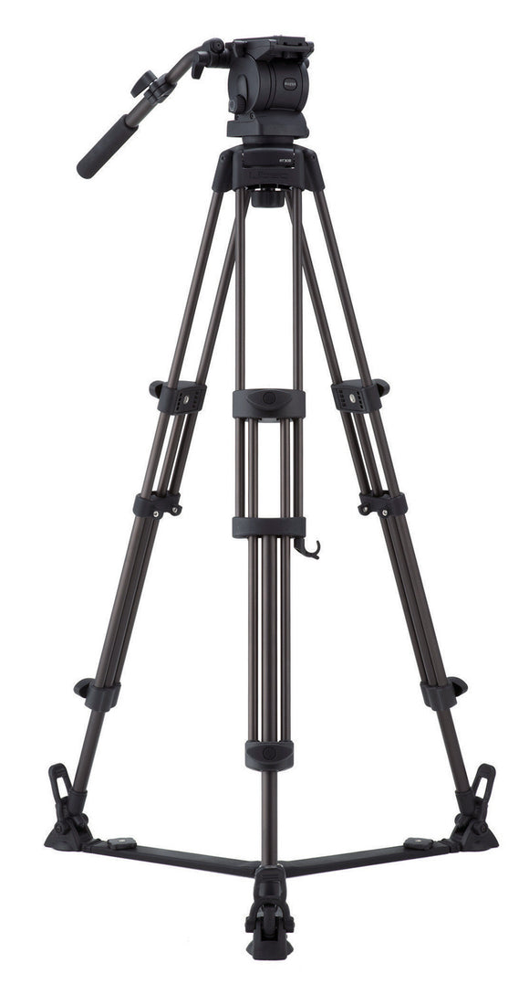 Libec RS-250R Professional 2-Stage Aluminum Tripod System w/ Floor Level Spreader