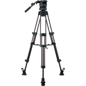 Libec RS-350RM Professional 2-Stage Aluminum Tripod System w/ Mid Level Spreader