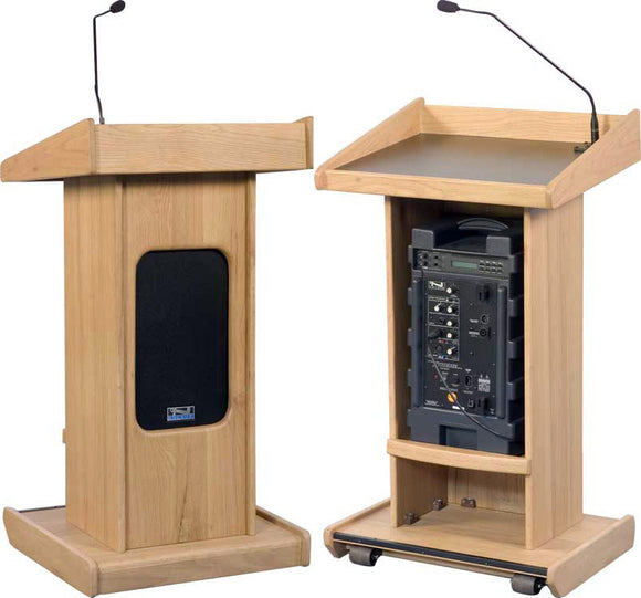 Admiral Lectern With Reading Light and Liberty Sound System