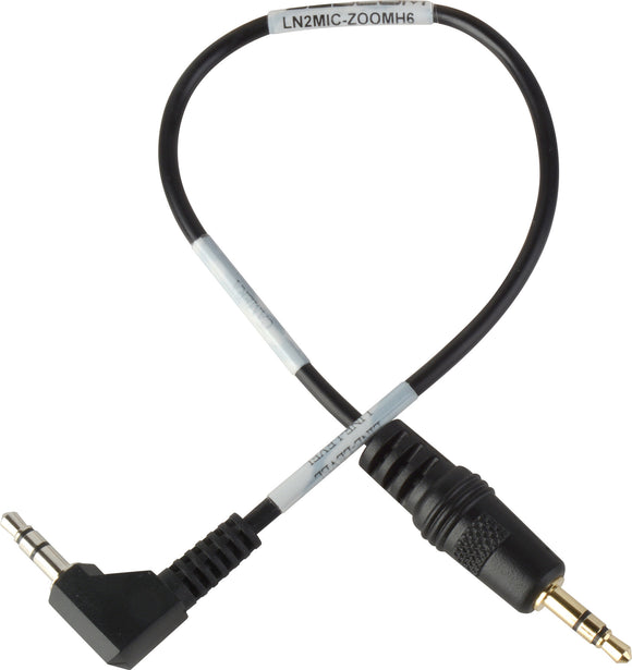 Sescom LN2MIC-ZOOMH6 3.5mm Line to Mic 25dB 9 Inch DSLR Audio Cable for Zoom H6