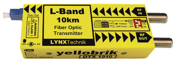 LYNX Technik Yellobrik OTX 1910 Yellobrik L-Band Fiber Optic Transmitter - 10km