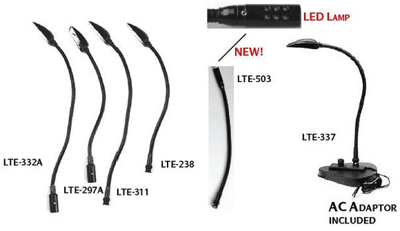 Hosa LTE-311 Console Lamp BNC 12VDC 5W 18in