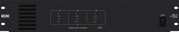 RANE 3 Channel Amplifier 40WPC