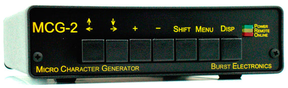 Burst MCG-2RTC Micro Character Generator with RealTime Clock