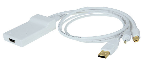 KanexPro KAN-MDPHDTV 10FTMini DisplayPort to HDMI Adapter - 10FT