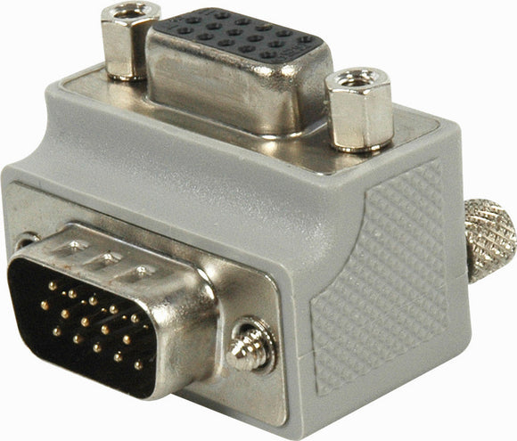 9-Pin Right Angle VGA Adapter - Cable Exit 2