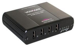 Magenta 2350500-SM SM Fiber Optic USB Extender KIT - 1 CPU & 1 Remote 4 Port Hub Two SM SFP 1 PSU & 1 USB A to B Cable