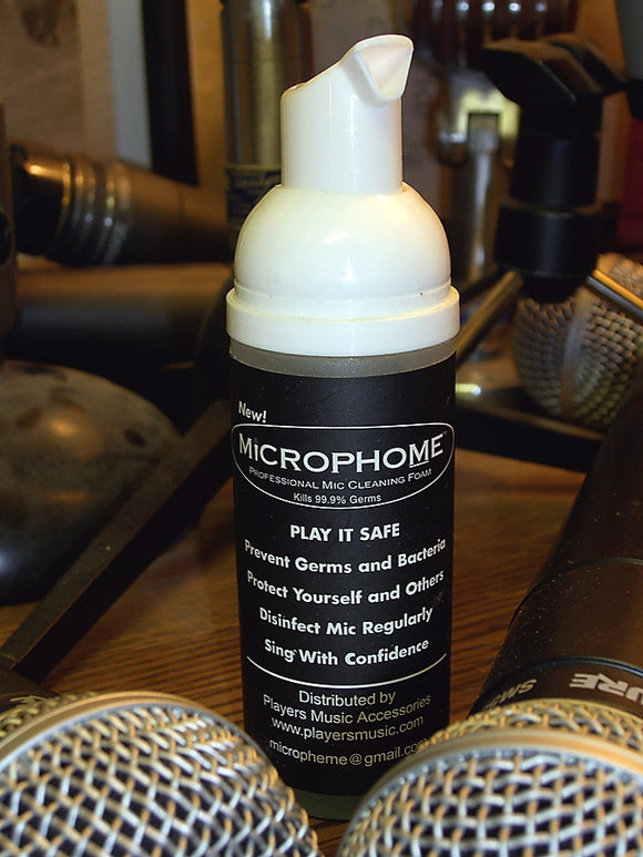 Microphome 50 ml Bottle Microphome Mic Cleaning / Sanitizing / Deodarizing Foam