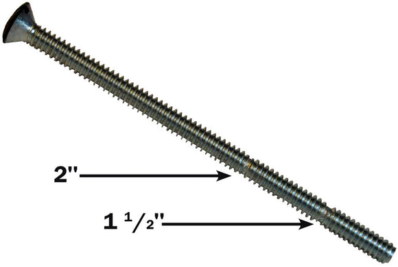 Midlite 212SAB 100 2.5in Breakaway Screws- Almond