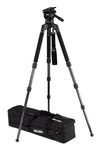 Miller 1857 Compass 25 Solo 100 3-Stage Carbon Fiber Tripod System