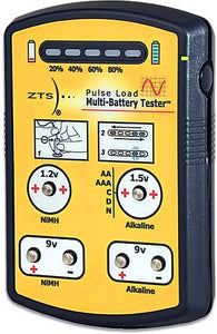 ZTS MINI-MBT9R Mini Multi-Battery Tester 9v NiMH Capability