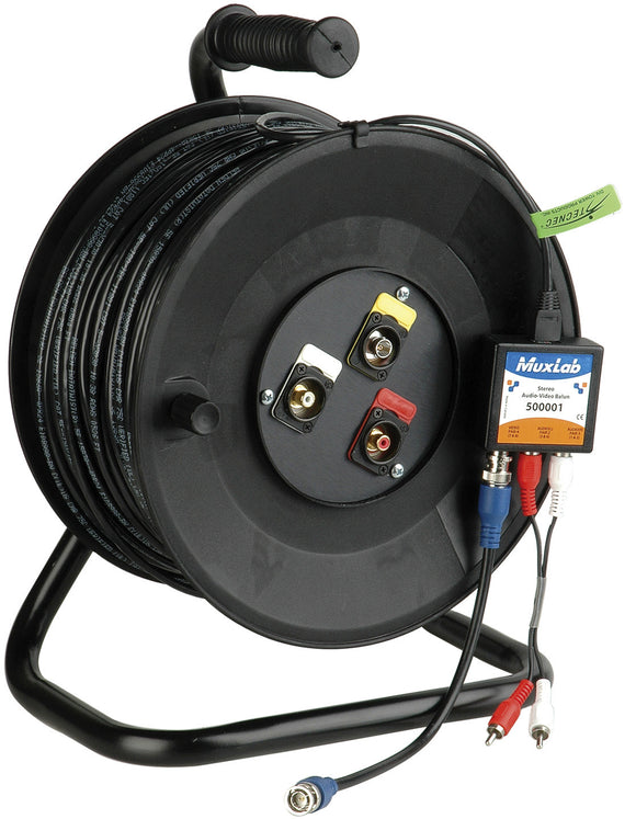 Cable Reel AV Systems over CAT5 with 100FT of Belden 1583 Datatwist Cable