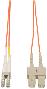 5-Meter 62/125 Fiber Optic Patch Cable Multimode Duplex LC to SC - Orange