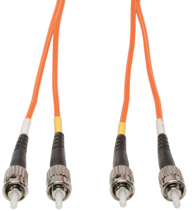 Camplex 10-Meter 62/125 Fiber Optic Patch Cable Multimode Duplex ST to SC - Orange+D758