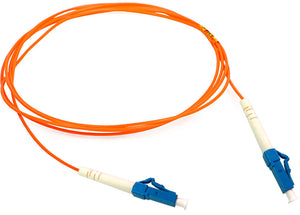 3-Meter 62/125 Fiber Optic Patch Cable Multimode Simplex LC to LC - Orange