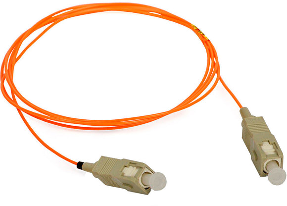 3-Meter 62/125 Fiber Optic Patch Cable Multimode Simplex SC to SC - Orange