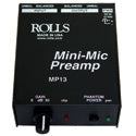 Rolls MP13 Mini-Mic Preamp XLR-1/4 Phantom