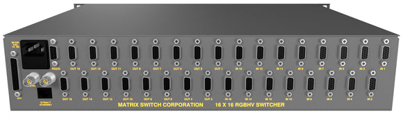 Matrix Switch MSC-5-4832 RGBHV/VGA Wide Bandwidth 48x32 Switcher