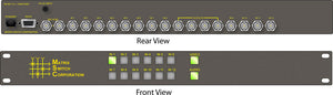 Matrix Switch MSC-HD121L 3G/HD/SD-SDI 12x1 Compact Routing Switcher -Button Ctrl