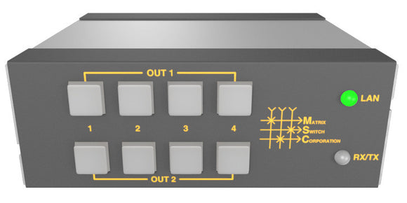 Matrix Switch MSC-HD42L 3G/HD/SD-SDI 4x2  Mini Routing Switcher